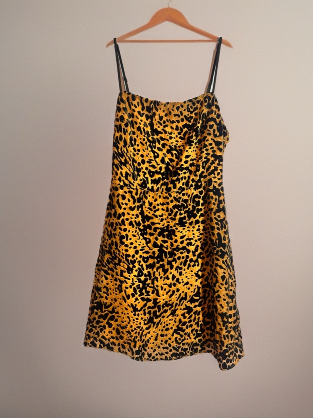 Lush Leopard Print Mini Dress Size Small